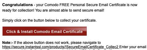 Comodo free email certificate public key filezilla sftp commands